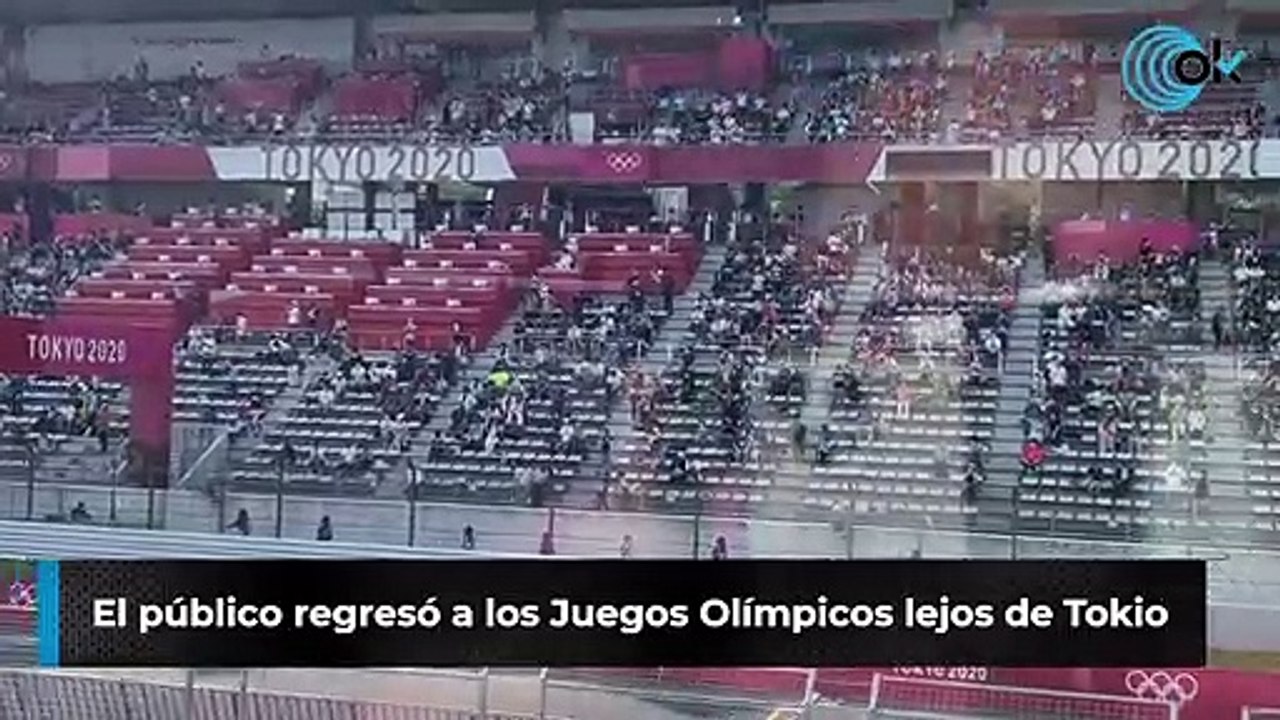 El público regresó a los Juegos Olímpicos lejos de Tokio