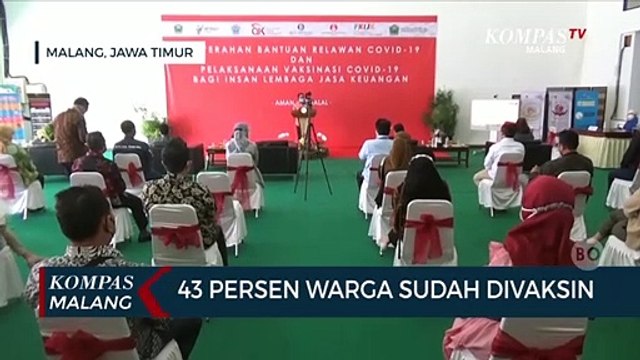 Capaian Vaksinasi Baru 43 Persen, Stok Vaksin di Kota Malang Habis
