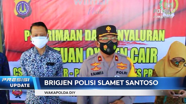 Polda DIY Salurkan Bansos 12 Ton Oksigen Untuk 5 Rumah Sakit