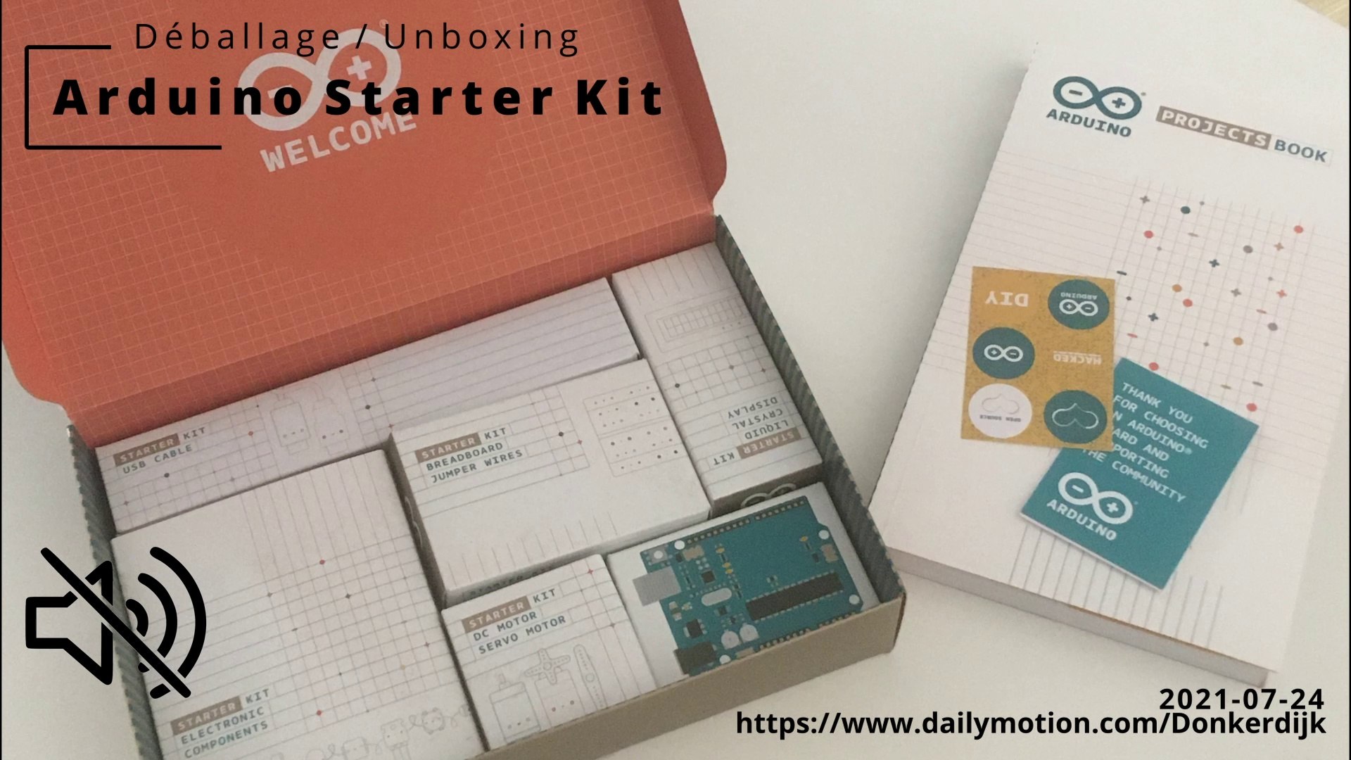 ⁣Déballage - Arduino Starter Kit - Unboxing