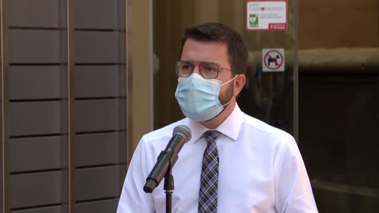 Aragonès confía en que el Tribunal de Cuentas acepte el aval: "No esperamos otra cosa"