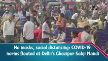 No masks, social distancing: Covid-19 norms flouted at Delhi’s Ghazipur Sabji Mandi