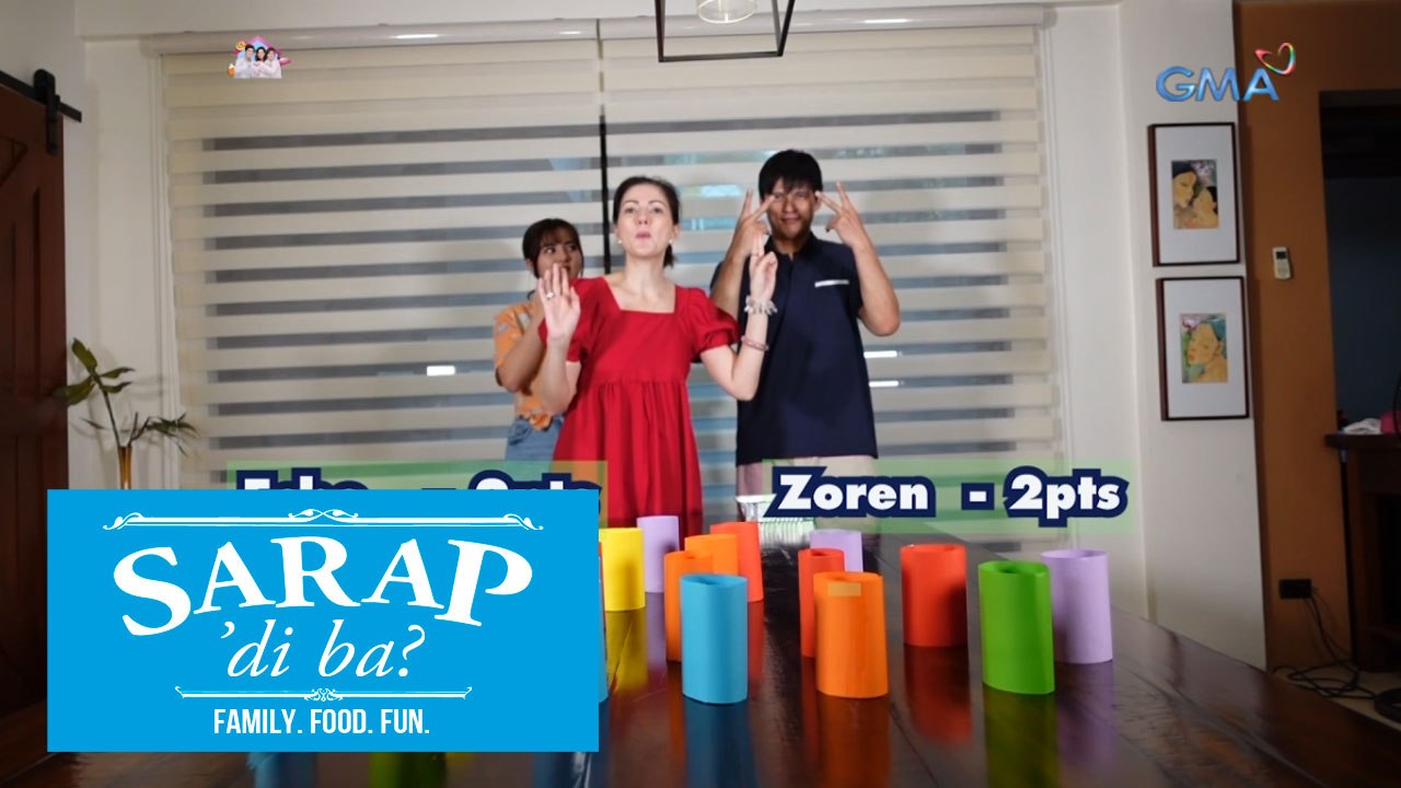 Sarap, 'Di Ba?: Zoren Legaspi, tinalbugan ang husay ni Cassy Legaspi sa ‘Talbog Kabog challenge!’