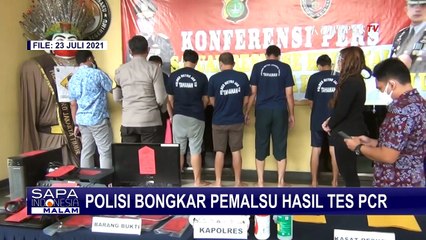 Download Video: Polisi: Tersangka Sudah Palsukan 11 Surat PCR di Bandara Halim