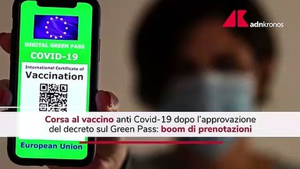 Green pass, scatta la corsa al vaccino