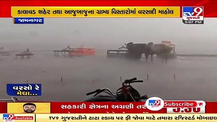 Locals relieved from heat after rainfall in Jamnagar _ TV9News