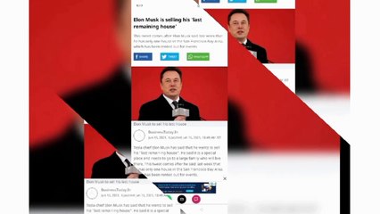 Elon Musk Sells his all Houses and Invest it.//  by knowledge flight.
