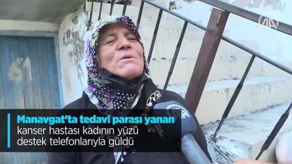Tedavi parası yanan kanser hastası kadının yüzü destek telefonlarıyla güldü