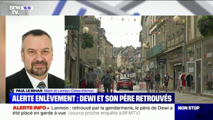 "C'est un grand soulagement": le maire de Lannion réagit après que le petit Dewi a été retrouvé en bonne santé
