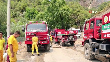 Muğla’da alevler yeniden yükselmeye başladı, vatandaşlar seferber oldu