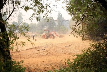 Alanya'daki yangınlara havadan ve karadan müdahale ediliyor