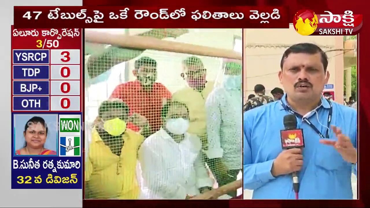 ఏలూరు కార్పొరేషన్‌: కౌంటింగ్‌ కొనసాగుతోంది