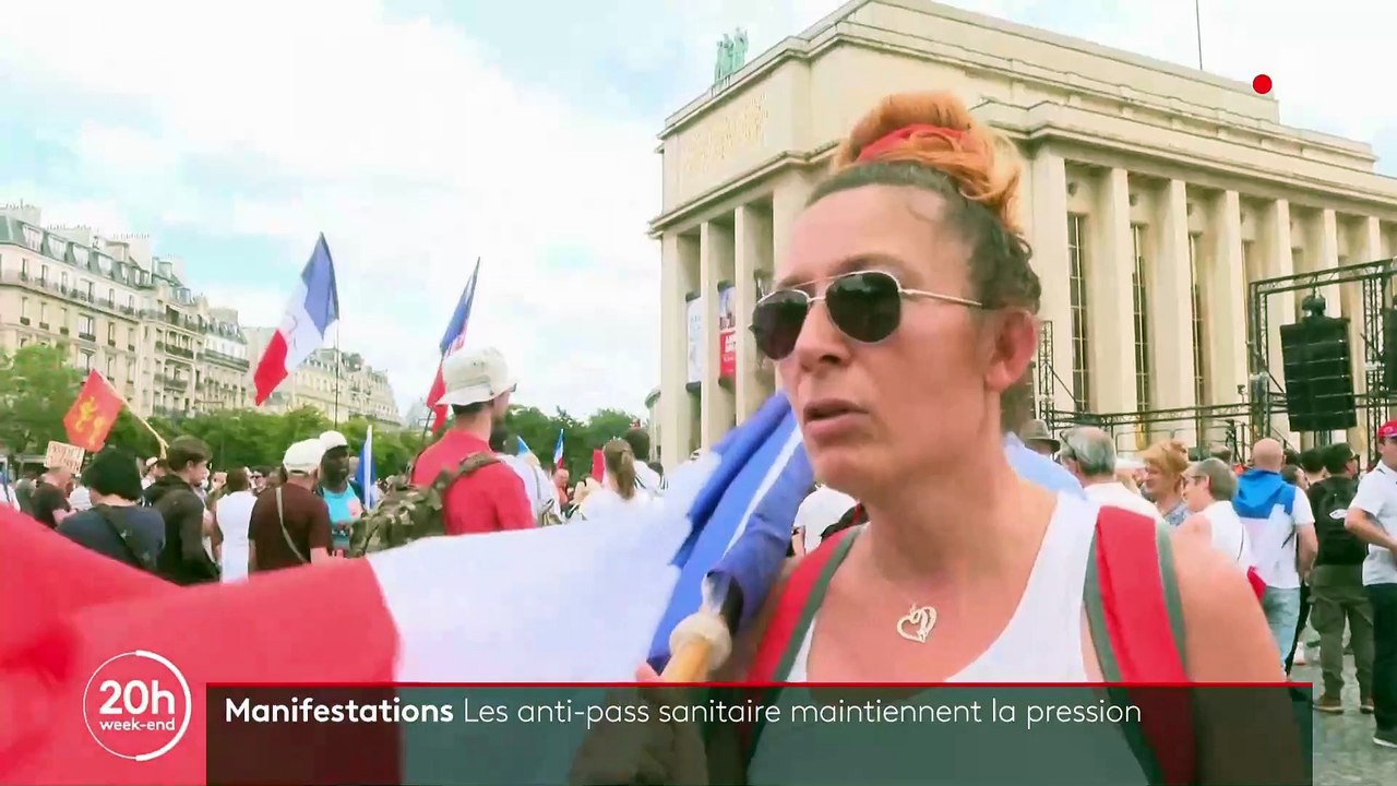 Anti pass sanitaire - Regardez et écoutez en 90 secondes ces dizaines de milliers de personnes qui ont défilé partout en France pour réclamer la "liberté" de choisir de se faire vacciner ou pas