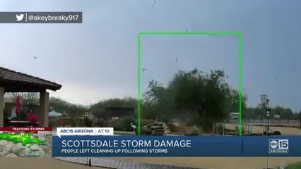 Scottsdale hit hard by monsoon storms