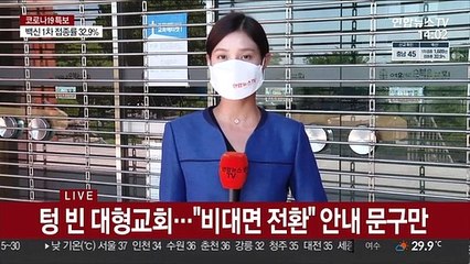 4차 유행 여파…종교시설 또다시 비대면으로