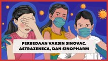 Perbedaan Vaksin Sinovac, AstraZeneca, Sinopharm, Vaksin Covid yang Digunakan di Indonesia