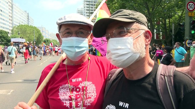 Берлин: первый за время пандемии гей-парад