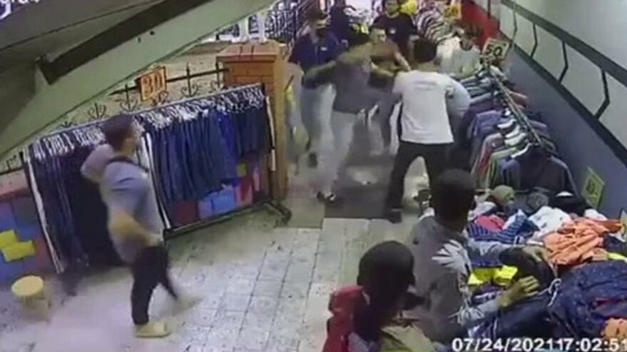 Hırsızlık şüphelisine meydan dayağı