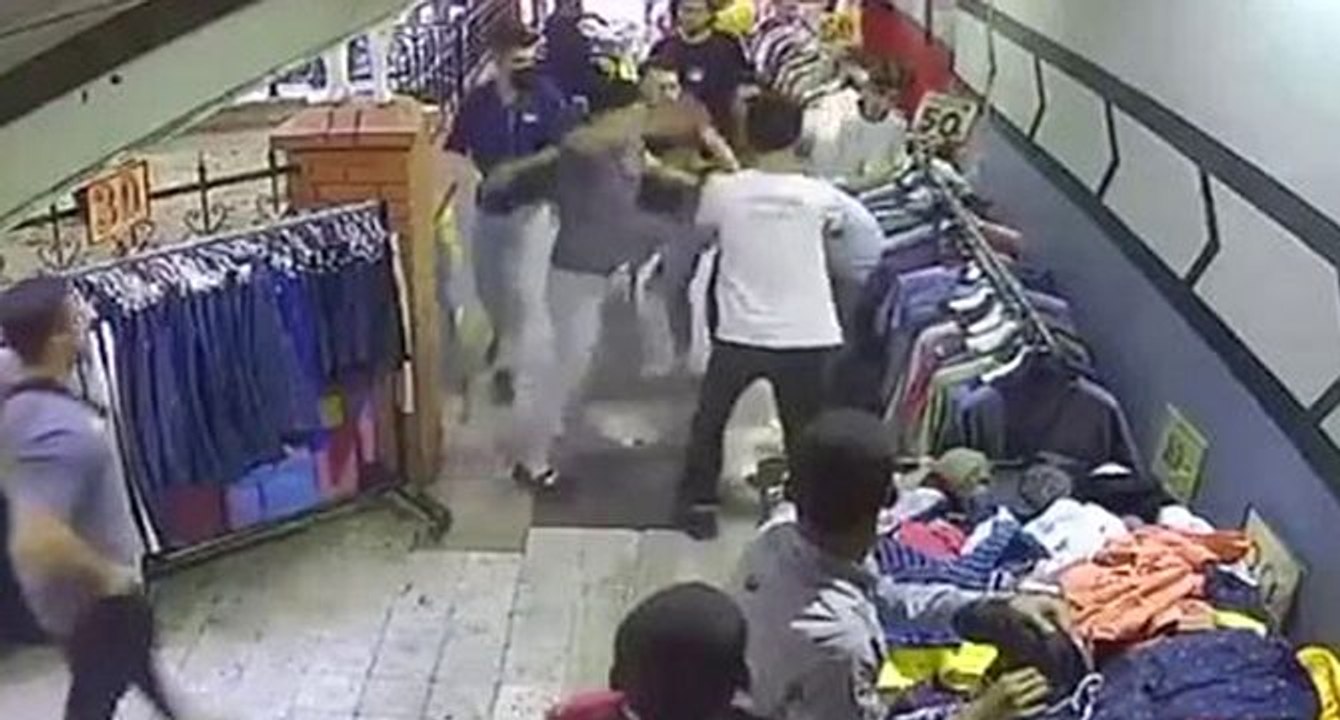 Hırsızlık şüphelisine meydan dayağı