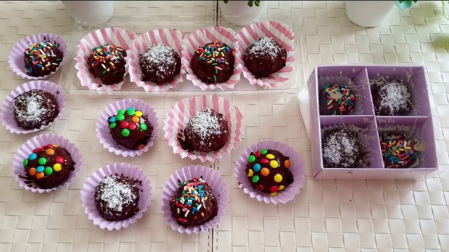 كرات الاوريو بالشكولاتة | حلى لضيوفكم ب 3 مكونات فقط | oreo truffles
