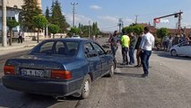 Otomobil ile motosiklet çarpıştı, 1 kişi yaralandı