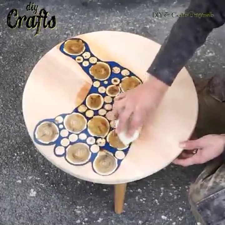 diy making coffee table with Ash wood bench inlay minicraft  live edge coffee table diy