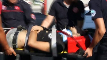 KAYSERİ - Evinin bahçesinde uyuyan çocuk otomobilin altında kalmaktan şans eseri kurtuldu