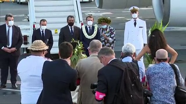 Эммануэль Макрон прибыл на Таити с официальным визитом