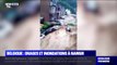 En Belgique, de nouvelles inondations transforment les rues en torrents à Namur et Dinant