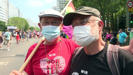 Tens of thousands march in Berlin's iconic Pride parade