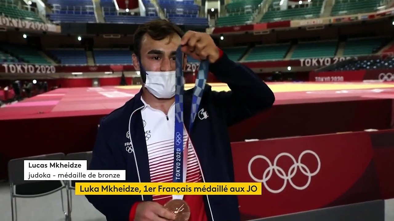JO 2021 : le destin incroyable du judoka Luka Mkheidze, premier médaillé français