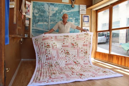 Unutulmaya yüz tutmuş yorgancılık mesleğini yaşatmaya çalışıyor