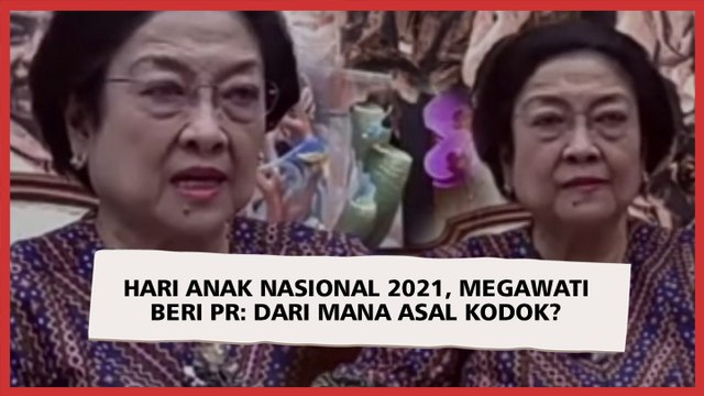 Hari Anak Nasional 2021, Megawati Beri PR: Dari Mana Asal Kodok?