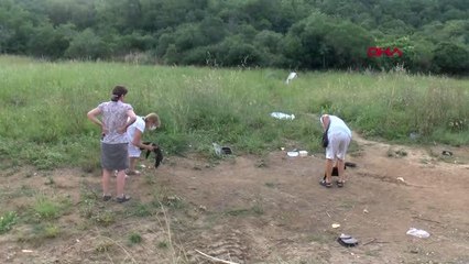 SARIYER'DE VAHŞET, YAVRU KÖPEĞİ DİRİ DİRİ YAKTILAR