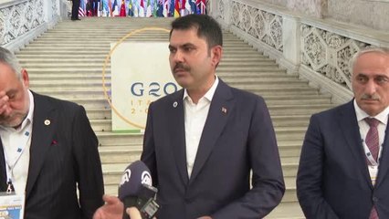 Çevre ve Şehircilik Bakanı Kurum, G20 Çevre Bakanları Toplantısı'nı AA'ya değerlendirdi (1)