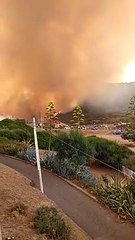 Sardegna, vasti incendi nella zona dell'Oristanese