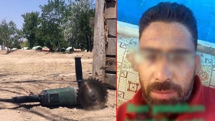 Feci kaza! Evinin bahçesinde testereyle ağaç budarken eli kayan adam, kendi boğazını kesti