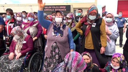 Yakınları Samsunlu şehidi böyle karşıladı: "Dimdik ayaktayız. Vatan sağ olsun"