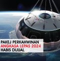 Pakej perkahwinan angkasa lepas 2024 habis dijual