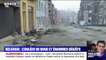 Les images des dégâts à Dinant en Belgique au lendemain de nouvelles inondations et coulées de boue