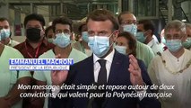 Macron lance sa visite en Polynésie par un appel à la vaccination