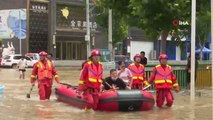 Çin'deki sel felaketinde can kaybı 63'e yükseldiKayıp 5 kişiyi arama çalışmaları sürüyor