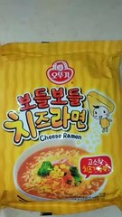 Serving ramen noodles cheese ramen