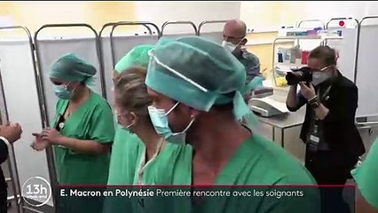 Emmanuel Macron lance sa visite en Polynésie par un appel à la vaccination
