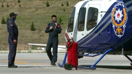 ANKARA - Helikopter destekli trafik denetimi yapıldı