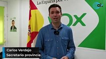Entrevista a Carlos Verdejo, líder de Vox en Ceuta, tras declarar a Abascal 'persona nos grata'