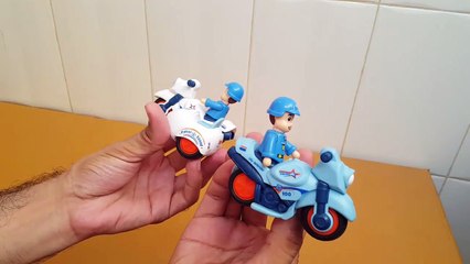 Download Video: Unboxing and Review of police motorcycle toy with side car Friction Bike Toy