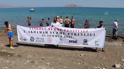 "2. Akdamar Adası Yüzme Festivali" düzenlendi