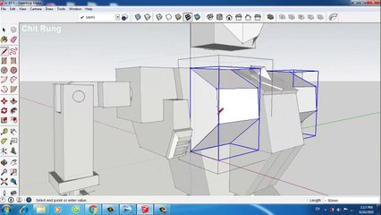 Chit rung modeling Sketchup Cr 02 Pink Panther