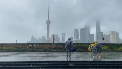 China inundated by Typhoon In-fa